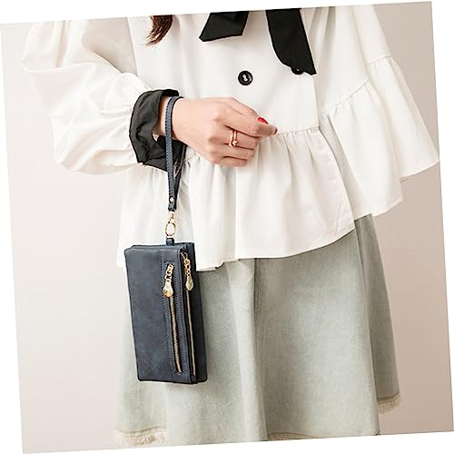 BESPORTBLE Vintage Pu Leather Wallet for Women Dark Multipurpose Clutch for Daily Use Snap Closure Design for Cash and Cards Stylish Handbag for School and Shopping2