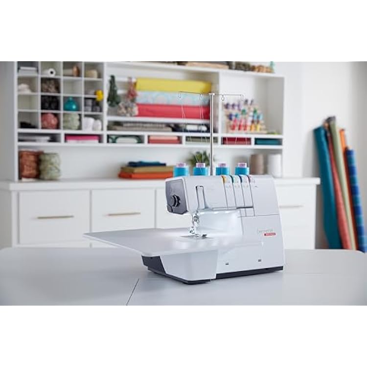 Bernette b62 AIRLOCK Coverstitch Machine | Air Threading, LED Light | Professional Cover Stitching for Knit & Stretch Fabrics