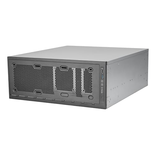 Chasis rack 4U Silverstone RM45-360 con diseño interior versátil reconfigurable