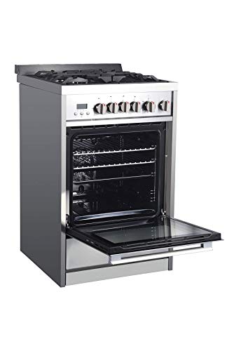 Galanz Gl1Fr24Assagn Radiant Gas Range, 24" Wide, 17,400 Btu Triple Ring Power Burner, 2.7 Cu.ft, Stainless Steel #TOP3