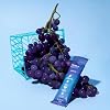 HydroMATE Electrolytes Powder Drink Mix Packets Hydration Accelerator Low Sugar Rapid Party Relief Recovery Vitamin C Plus Caffeine Grape 16 Count