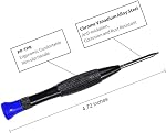 Screwdriver Set 18 PCS Magnetic Small Screwdriver with Slotted Phillips Pentalobe Torx Star Screwdriver Tweezers for Repairing Smartphone Watch Laptop