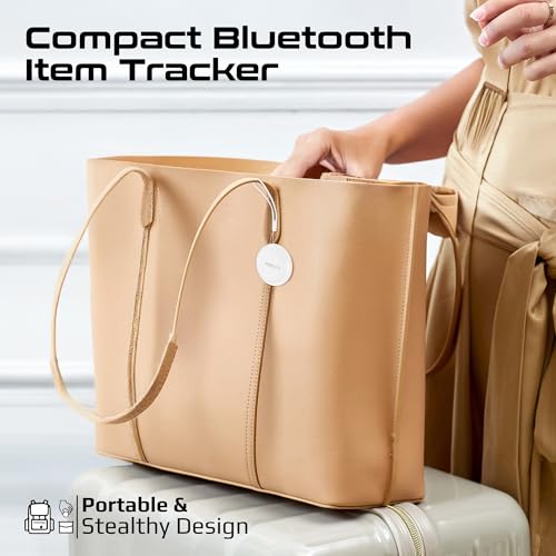 Image of Promate Ultra-Compact Smart Precision Tracking Wireless Tag for Apple Find My App, Apple Certified,Loud Alarm Sound, IPX6 Water Resistant, Lost Mode.ProTag 1