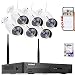 [Newest Strong Version WiFi] Wireless Security Camera System, ISOTECT 8CH Full HD 1080P Video Security System, 6pcs Outdoor/Indoor IP Security Cameras, 65ft Night Vision and Easy Remote View, 2TB HDD