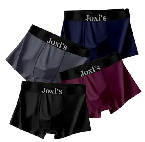 Image of Joxi's Men's Cotton Blend Trunks Pack of 4 | Soft Stretch Comfortable for Men