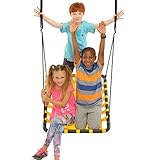 Swinging Monkey Products Giant Mat Platform Swing, Yellow