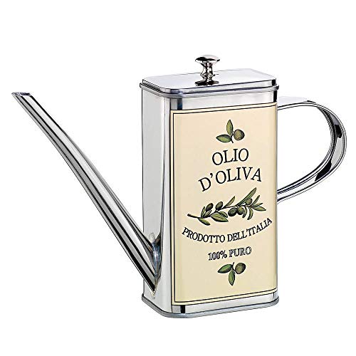 Cilio Oliva-Aceitera, Acero Inoxidable, Beige, 21,5 x 6 x 15 cm