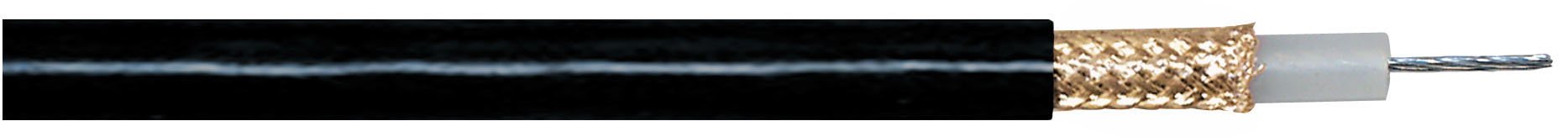 Transmedia RG216-100RL - Cavo coassiale PVC, schermatura doppia, 75 ohm, 0,4mm/CU, ø: 10,8mm