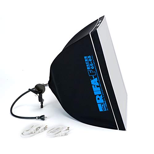 Amazon | 写真電気工業 RIFA-F 65×65cm 6灯式＋LED電球電球6本付き