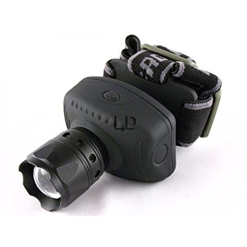 Torcia frontale a LED TELESCOPICA con fascia per