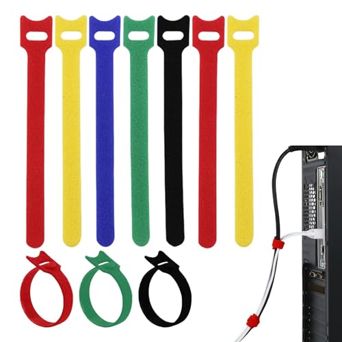 Bridas Para Cables: Fabricadas Con Excelente Material, Correas Organizadoras De Cables, 10 Piezas | Correas Organizadoras De Cables Reutilizables, Gestión De Cables Para Organizar Cables, Alambres