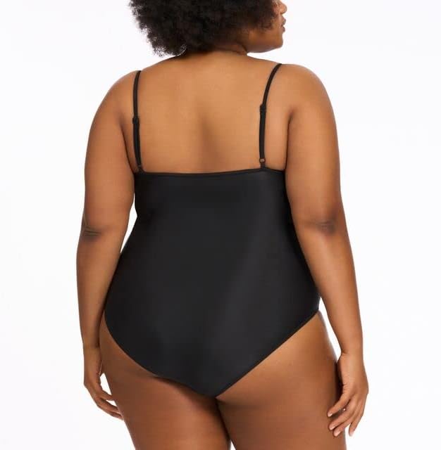 Vista 6 de PUMA Bañador de una pieza fruncido para mujer