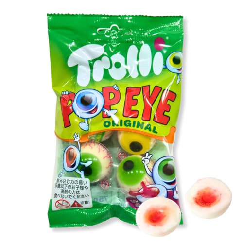 Trolli �g���[�� �|�b�v�A�C 75g �y 1�� �z Pop Eyes �ڋ� �O�~ �L�����f�B ASMR ���j�[�N �������� �A�� �C�O ���َq 7RabbitRiogrande�I���W�i���X�e�b�J�[�t �y���W�o�^�ԍ� ��6667215�z