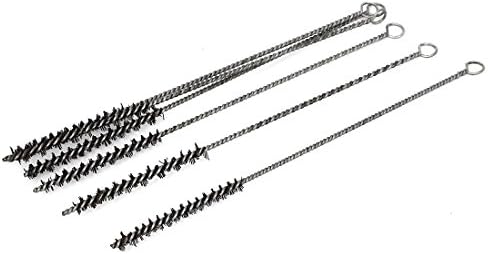 Aexit 6pcs 10″ Painting Supplies & Wall Treatments 25cm Length 8mm Diameter Spiral Twisted Steel Wire Tube Paint Rollers Brush Cleaner