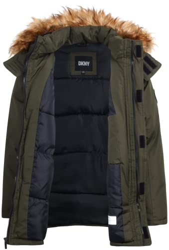DKNY Boys’ Winter Coat – Weather Resistant Heavyweight Parka – Ski Jacket with Removable Hood (Sizes: 8-20)2