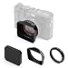 Produktbild NiSi UV-Filter Set für Fuji FUJIFILM X100VI / X100V / X100T / X100S / X100F / X100 Serie inkl. UV Filter mit 49mm Adapterring, Rechteckig Streulichtblende und Objektivdeckel (Schwarz)