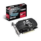 ASUS Phoenix AMD Radeon RX 550 EVO 2GB EVO Grafikkarte (2 GB GDDR5 Speicher, PCIe 3.0, 1x HDMI 2.0b, 1x DisplayPort 1.4, 1x DVI, PH-RX550-2G-EVO)