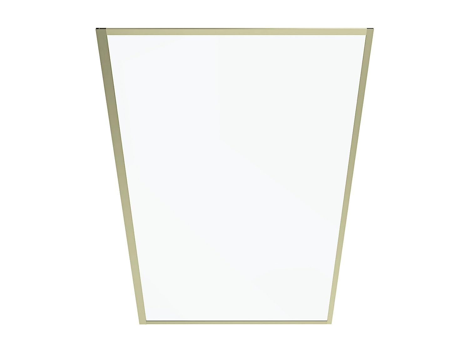 Vente-unique - Pare baignoire doré style art déco - 80 x 140 cm - Verre trempé - BRADENTON