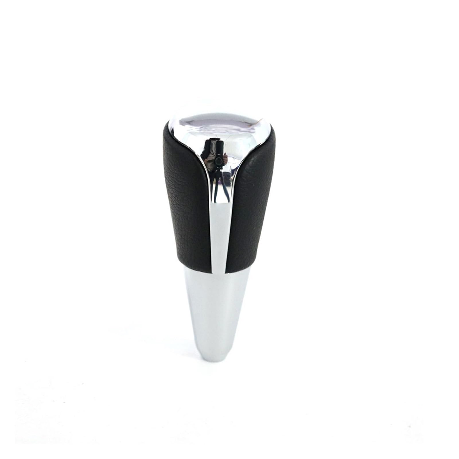 LinQianBhD Car Gear Shift Knob for Toyota for Tacoma for Camry for RAV4 for Crown 8mm Gear Knob Brown Carbon Chrome Sliver Shift(Chrome)