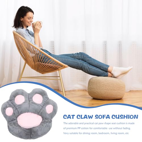 Coussin de siège patte de chat anti mal de dos Ipetboom gris spatial - 4