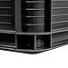 keeeper Transportbox-Set 8-teilig, Stapelbar, Polypropylen, 8 x 20 l, Robert, Graphit-Grau