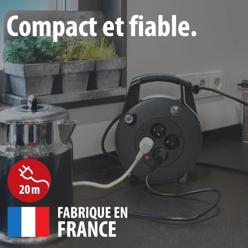 Brennenstuhl Enrouleur électrique Confort-Line CL-XL, 20m H05VV-F 3G1,0 – vue 2