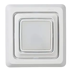 Broan-NuTone Broan FG600S LED Lighted Grille Upgrade for Bathroom Ventilation Fans, Easy Installation for DIY, White