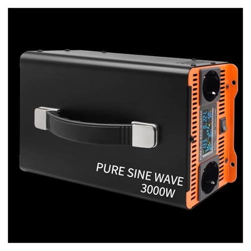 Power Inverter Convertitore Solare Da 5000W 6000W 7000W 12 V/24 V/48 V/60 V/72V CC A CA 220V 240V Auto Camper Veicoli Inverter Onda Sinusoidale Pura Presa Europea(60V,220-230V 50HZ,3000W)