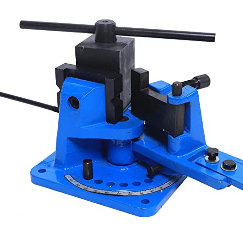 UB-100A Manual Metal Bar Bender, Bending Machine 120° UB-100A Universal Manual Metal Bar Bender Flat/Round/Square