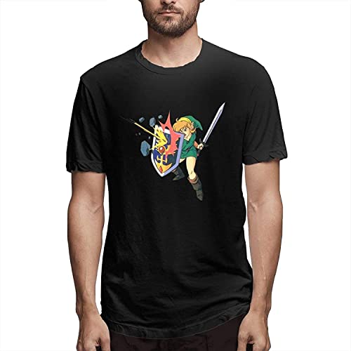 Leg-End of Zel-Da T Shirt Mens Cotton Short Sleeve Casual Blouse Tops for Unisex Adult (Small)