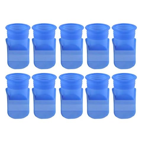 Sentaoa 10Pcs Adjustable Silicone Drain Backflow Preventer Sink Floor Drain for Pipes Tubes in Toilet Bath Shower Floor Drain Seal Resist Smell and Bugs (Style#1, 42-45mm Hole,95mm Depth) Cover