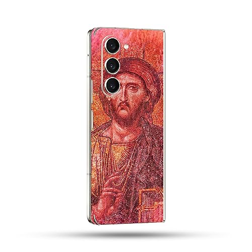Image of MightySkins Skin Compatible With Samsung Galaxy Z Fold 5 Full Wrap - Holy Lavendar | Protective, Durable, and Unique Vinyl Decal wrap cover | Easy To Apply, Remove, and Change Styles | Made in the USA
