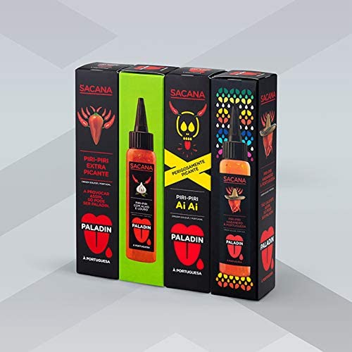 Mix Paladin Piri Piri - paquete 4 x 75 ml - Hot Sauce Cover