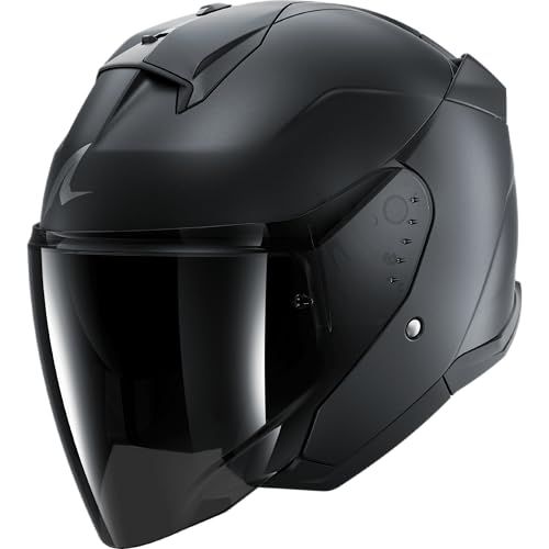 Shark, Casque Moto Jet SKWAL Jet Dark Shadow Blue Steel Mat B16, XL