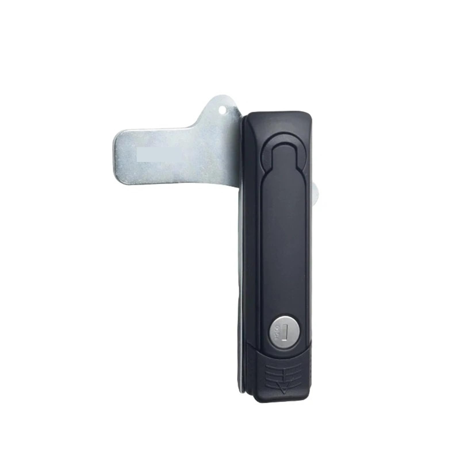 Nbmfdsry Black-90Mm Closet Gate Lock, Black Flat Zinc Alloy Door Locks 1Pcs(Black-90Mm)
