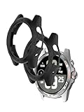 [2 Pack] Case for Ticwatch Atlas Smartwatch,a Hollow-Out Design,Shockproof,BOVUGAC All Around PC Protective Case Cover for Ticwatch Atlas Watch Accessories-Black
