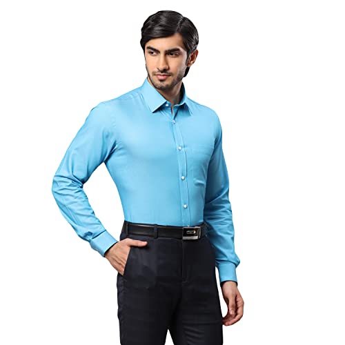 Image of Raymond Men's Solid Slim Fit Shirt