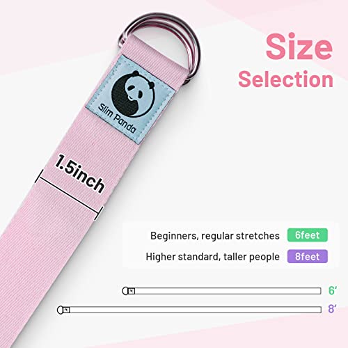 Slim Panda Yoga Strap 5+ Colors,6 Feet/8 Feet) - Image 3