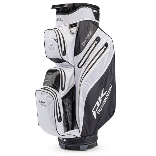 Image of Powakaddy Dri Tech Cart Bag - White/Black Trim - One Size