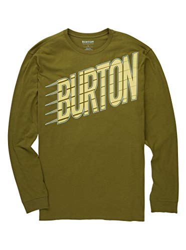 Burton Mens Edison Long Sleeve T-Shirt, Mayfly Green, Small