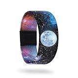 ZOX Bracelets — Love You To The Moon | Stretchy Elastic Band with Motivational Affirmations and Beautiful Artwork, Great Wristband Gift for Men & Women of All Ages (Large)