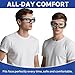4-FQ 2 Pack Safety Goggles Over Glasses - ANSI Z87.1 Certified Eye Protection for Chemistry Lab Work & Industrial Use - Anti Fog Clear Lens, Impact Resistance - Adjustable Strap - Youth, Men & Women