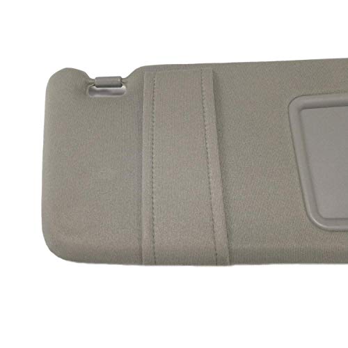 SAILEAD Sun Visor Compatible with 2007 2008 2009 2010 2011 Toyota Camry and Camry Hybrid Without Sunroof and Light (Gray, Right Passenger Side)