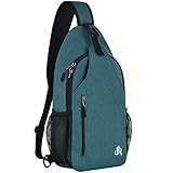 Y&R Direct 15.7 Inch Sling Backpack Sling Bag Small Backpack for Women Men Kids Travel Hiking Bag (Mint Turquoise)