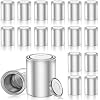 16 PCS Empty Paint Cans with Lids (1 Pint Size),Empty Metal Paint Cans with Lids,2 Cup Capacity,Pint Paints Cans with Lid Storage Containers Can Be Used for DIY and Paints Storage