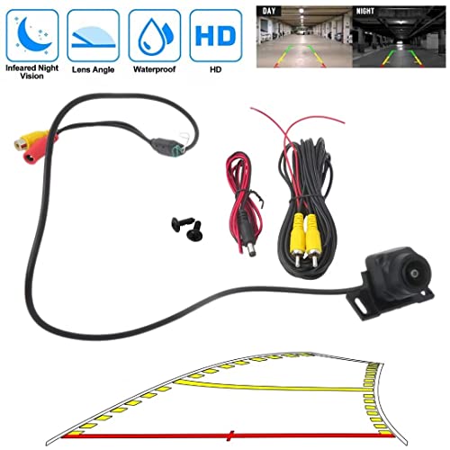 Universal Wired Back-Up Camera With Dynamic Trajectory Guide Line And High Definition #TOP5