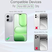 Ibywind Schutzfolie für Honor 600 Lite,2 Stück 9H Panzer-Glas,mit Metall-Kameraschutz,einfache Installation,unterstützt Fingerabdrucksensor,anti-kratzer,blasenfreiheit,Bruchsicher,Öl resistent – Ansicht 2