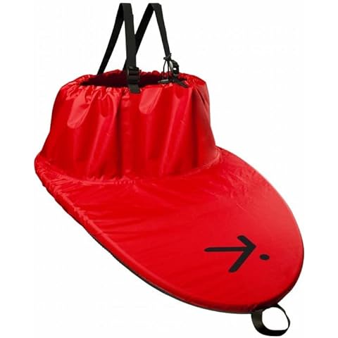 Hiko Kajak Spritzdecke Basic PU Fitflex Nylon Spritzschutz Spritzrock , Farbe:rot, Größe:C87 Cover
