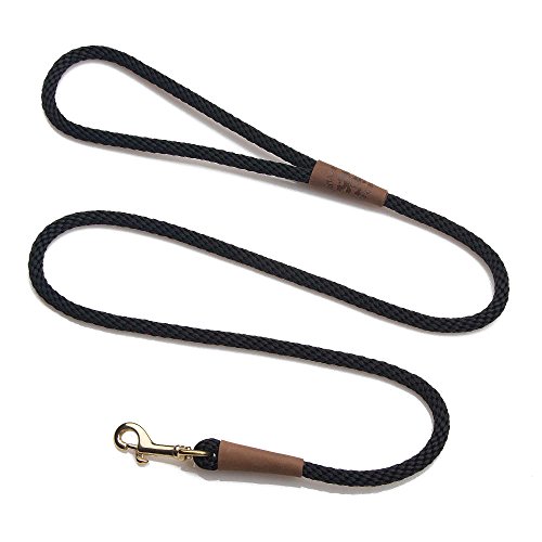 Mendota Pet Snap Lead 3/8" X 6' Black