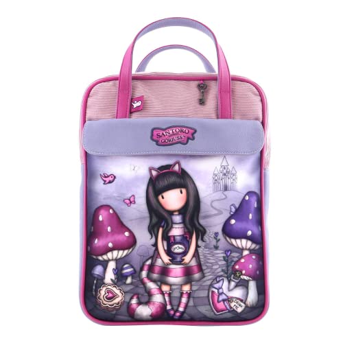 Safta 1147GJ01, Mochila Grande Gorjuss Cheshire Cat Unisex niños, Multicolor, M